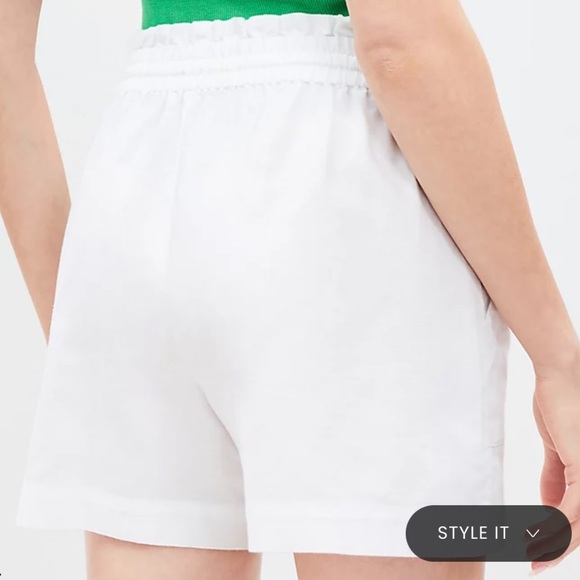 Loft‎ Petite Pull On Linen Cotton Shorts - Picture 3 of 4